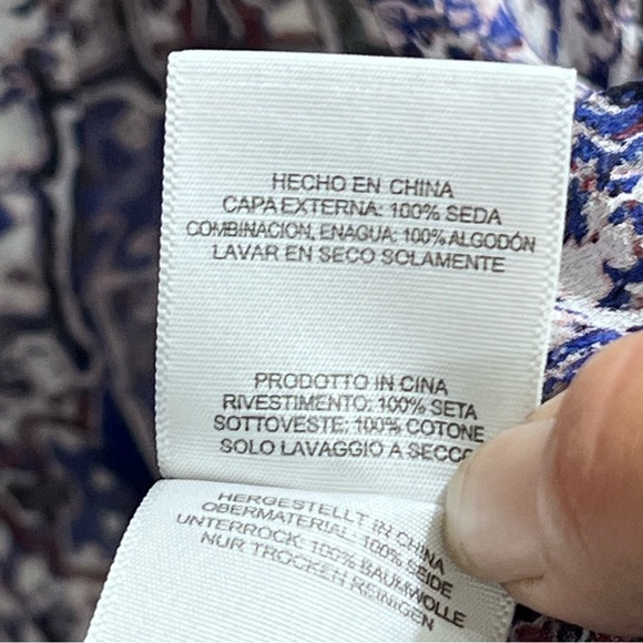 Joie 100% Silk Cover Up Women’s Size Large Multicolor Oversized Swim - Picture 6 of 10